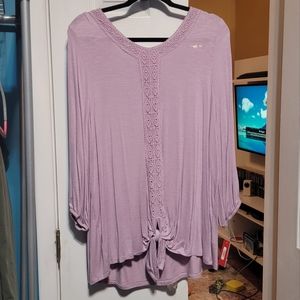 Molly & Isadora Lavender Top
